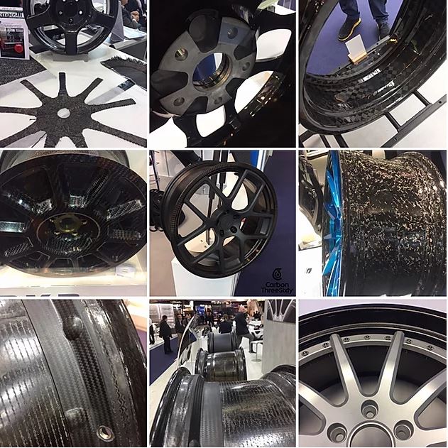 Carbon ThreeSixty Displays Carbon Hybrid Wheel at JEC World 2019